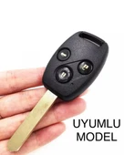 Honda Civic Fd6 Crv Accord Uyumlu 3 Tuşlu Silikon Anahtar Koruma Kılıfı Siyah Renk 2. RESİME BAKINIZ thumbnail 2