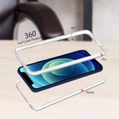 Apple iPhone 16 6.1'' Çift Taraflı Silikon Kılıf Şeffaf - 3