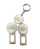 chevrolet İkaz Ses Susturucu Metal Toka 2 Adet Ve Anahtarlık 1 Adet thumbnail 2