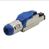 CAT 8 RJ45 Endustriyel Tip IP20 STP Korumali Saha Fisi Sonlandirma Konnektoru - 1