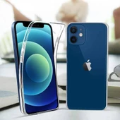 Apple iPhone 16 6.1'' Çift Taraflı Silikon Kılıf Şeffaf - 2