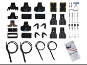 TrophyBars Kilitli Port Bagaj Ayağı Tavan Çıtası Barı Ara Atkı Oluksuz Siyah 120cm thumbnail 5