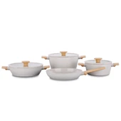 KORKMAZ A2793 SERAVİTA 7 PARÇA TENCERE SETİ thumbnail 1