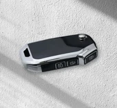 Kia Sportage R Stinger Gt Sorento Ceed Cd Cerato Forte Anahtar Kılıfı Siyah/gümüş 3.Resime Bakınız thumbnail 1