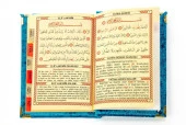 20 ADET - Ekonomik Kadife Kaplı Yasin Kitabı - İsme Özel Plakalı - Cep Boy - Petrol Renk - Mevlit Hediyeliği thumbnail 2