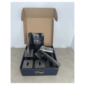 Rivax Anka Mat Antrasit Zamak Kare Rozetli Oda Kapı Kolu 1 Takım thumbnail 4