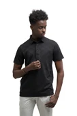 Advante Regular Fit Likralı Kendinden Desenli Polo Yaka T-shirt thumbnail 5