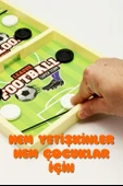 Lastik Fırlatmalı Futbol Şut ve Gol Hızlı Sapan Masa Futbol Oyunu Çocuk Odaklanma Zeka Kutu Oyunu - 8