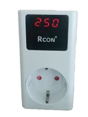 Rcon ayarlanabilir voltaj akım koruma prizi ev tipi tek faz led ekranlı çocuk yıldırım koruma - 1