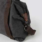 ÇÇS 40230 Kanvas Seyahat Çantası Siyah thumbnail 4