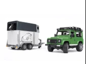 Bruder Land Rover Arazi Aracı ve At Nakil Konteynırı thumbnail 2