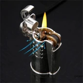 Honest Vintage Çakmak Benzinli Muhtar Çakmağı Sarı thumbnail 4