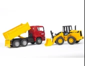 Bruder Man Damperli Kamyon Ve Fr130 Kepçe Br02752 - 2
