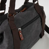 ÇÇS 40230 Kanvas Seyahat Çantası Siyah thumbnail 5