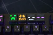 Minecraft Temalı Keycap Seti (8 ADET) Mekanik Rgb Oyuncu Klavyeleri Ile Uyumlu Renkli Tuş Takımı - 1