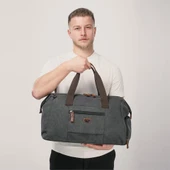 ÇÇS 40231 Kanvas Seyahat Çantası Siyah thumbnail 6