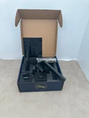 Rivax Anka Mat Siyah Zamak Kare Rozetli Wc Banyo Kapı Kolu 1 Takım thumbnail 4