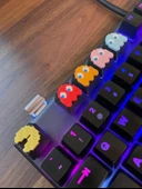 Pac-Man Klavye Tuş Seti (5’li) Retro Ghost & Pacman Keycap Mekanik Klavye Uyumlu - 1