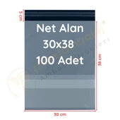 30x38+5 cm (30x43) Cepli Kargo Poşeti 100 Adet - 1
