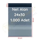 24x30+5 cm (24x35) Cepli Kargo Poşeti 1.000 Adet - 1