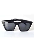 Mat Siyah Çerçeveli Unisex Güneş Gözlüğü - Moda Gözlük - 4