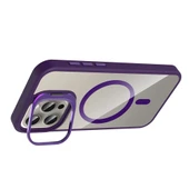 iPhone 15 Pro Max Kılıf Standlı ve Kamera Lens Hediyeli Kablosuz Şarj Özellikli Etro Kapak thumbnail 6