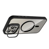 iPhone 15 Pro Max Kılıf Standlı ve Kamera Lens Hediyeli Kablosuz Şarj Özellikli Etro Kapak thumbnail 4