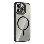 iPhone 15 Pro Kılıf Standlı ve Kamera Lens Hediyeli Kablosuz Şarj Özellikli Etro Kapak thumbnail 6