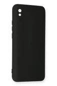 Xiaomi Redmi 9A Kılıf Nano içi Kadife Silikon - Siyah - 3