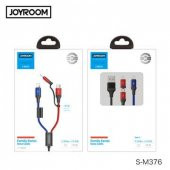 Joyroom S-M376 Type-c Mikro İphone Örgülü Çoklu USB Kablosu - 7