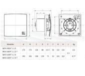 Vortice Punto Evo Flexo 100-4 LL 1S Çamaşırhane Bodrum Mutfak Banyo Fanı Tasarruflu Kesintisiz Çalışma Sessiz 9 W 90 m3/h Havalandırma AGMair Agm - 5