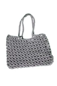 Örgü Gri Çanta - 1