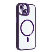 iPhone 15 Kılıf Standlı ve Kamera Lens Hediyeli Kablosuz Şarj Özellikli Etro Kapak thumbnail 2