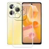Infinix Hot 40 Kılıf Silikon Şeffaf Kapak - 1
