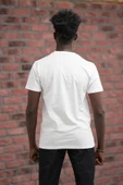 Slim Fit Pamuklu Önü Baskılı Sıfır Yaka T-Shirt thumbnail 7