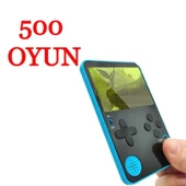 500 Dahili Oyunlu Mini Game Console Taşınabilir Retro Oyun Konsolu Eğlence Keyif Bir Arada - 1