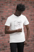 Slim Fit Sıfır Yaka Baskılı Pamuklu T-Shirt thumbnail 3