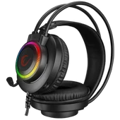 RAMPAGE RM-K27 X-JAMMER RAINBOW LEDLİ PC USB 3.5M PS4-XBOX-MOBILE GAMING OYUNCU MİKROFONLU KULAKLIK RAMPAGE - 3