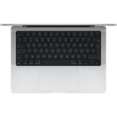 MacBook M1 Pro Çip 16GB 1TB SSD macOS 14" QHD Taşınabilir Bilgisayar Gümüş MKGT3TU/A thumbnail 2