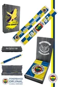 Fenerbahçe Orijinal Büyük Fenerbahçe Şal Atkı ve Hybrit Tükenmez Kalem Set Kanarya Baskı Ahşap Kutu thumbnail 1