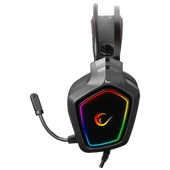 RAMPAGE X-RANGER SİYAH 7.1 SURROUND SOUND SYSTEM RGB LEDLİ MİKROFONLU OYUNCU KULAKLIĞI RAMPAGE - 3