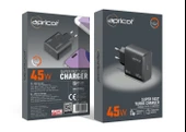 Apricot APC-U445/B 45W 3.0A TYpe-c  45W Süper  Hızlı Ev Şarj Adaptörü thumbnail 2