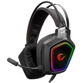 RAMPAGE X-RANGER SİYAH 7.1 SURROUND SOUND SYSTEM RGB LEDLİ MİKROFONLU OYUNCU KULAKLIĞI RAMPAGE - 1