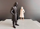 Darth Vader Ofis Figürü  CEO Tarzında Dekoratif Biblo (3D Baskı, Karizmatik Masa Üstü Obje) - 1