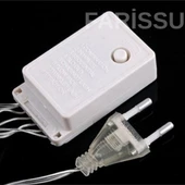 RGB Peri LED Işık Zinciri - 5 Metre Fişli, Buton Kontrollü - Çok Renkli Dekorasyon - 6