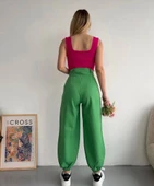 Şalvar pantolon yeşil s23202 thumbnail 5
