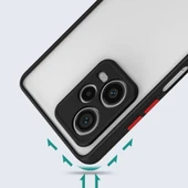 Xiaomi Redmi Note 12 Pro Plus 5G Uyumlu Kamera Korumalı Darbeye Karşı Dayanıklı Arkası Mat Silikon Kılıf - 6