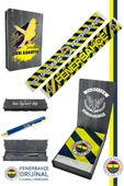 Fenerbahçe Orijinal Son Sözümüz Fenerbahçe Atkı ve Hybrit Tükenmez Kalem  Kanarya Baskı Ahşap Kutu - 1