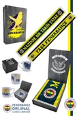 Fenerbahçe Orijinal Mazinde Bir tarih Yatar Şal Atkı Seramik Kupa Set Kanarya Baskılı Ahşap Kutulu - 1