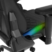 RAMPAGE KL-R19 MONCHER RGB AYDINLATMALI SİYAH OYUNCU KOLTUĞU RAMPAGE - 7